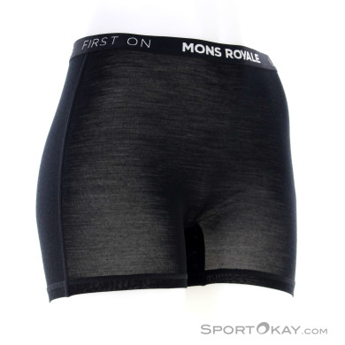 Mons Royale Hannah Hot Pant Damen Unterhose-Schwarz-M