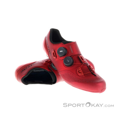 Shimano RC902 S-Phyre Herren Rennradschuhe-Rot-46