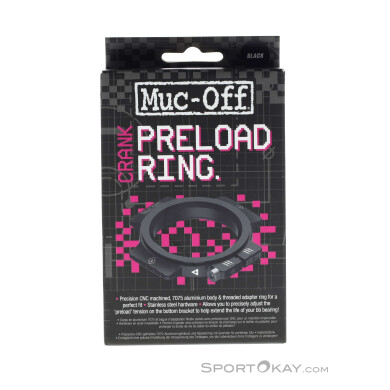 Muc Off Crank Preload Ring Bike Zubehör-Schwarz-One Size