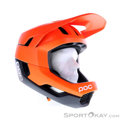 POC Otocon Race MIPS Fullface Helm-Orange-L