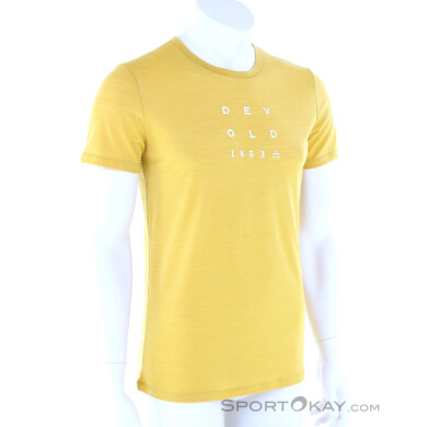 Devold Active 1853 Herren T-Shirt-Gelb-L