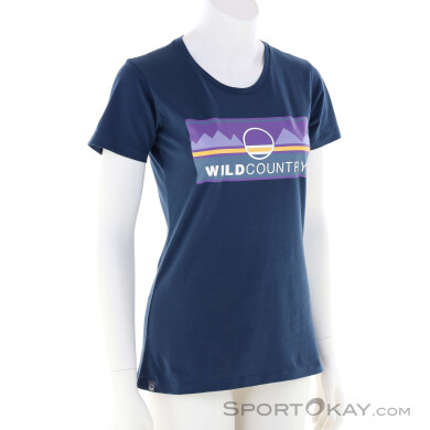 Wild Country Stamina Damen T-Shirt-Dunkel-Blau-M