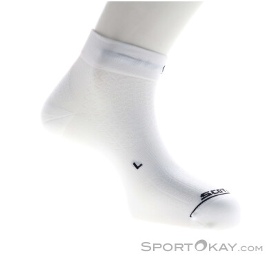 Scott Performance Quarter Bikesocken-Weiss-L