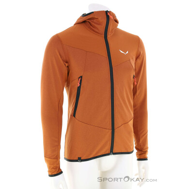 Salewa Agner Hybrid Polarlite DST FZ Herren Sweater-Orange-XL