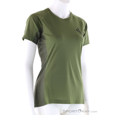 Scott Trail Flow Pro Damen T-Shirt-Oliv-Dunkelgrün-M