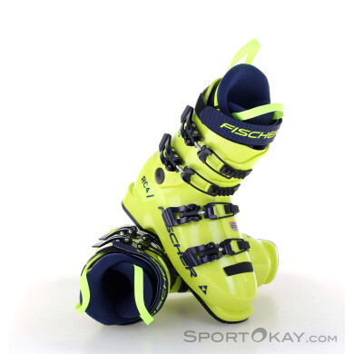 Fischer RC4 65 JR Kinder Skischuhe-Gelb-24,5