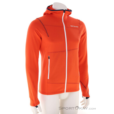 Ortovox Fleece Light Hoody Herren Fleecejacke-Orange-M