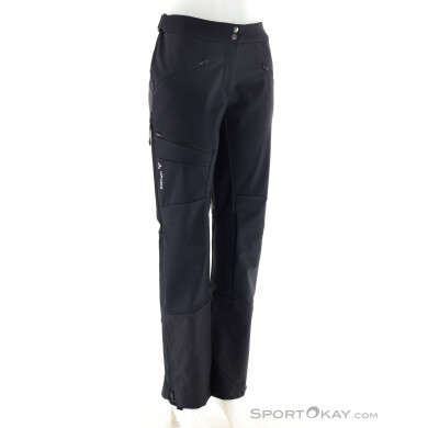 Vaude Monviso Alpine Softshell Damen Tourenhose-Schwarz-36