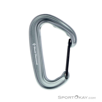 Black Diamond MiniWire Schnappkarabiner-Grau-One Size