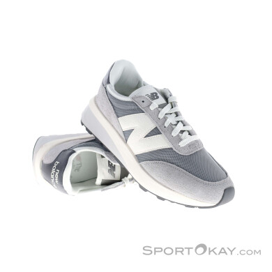 New Balance 370 Herren Freizeitschuhe-Grau-10