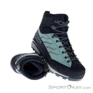 Scarpa Mescalito TRK Planet GTX Damen Wanderschuhe-Türkis-40
