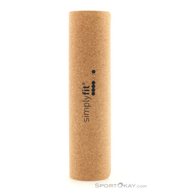 Simplyfit Matte Kork Yogamatte-Braun-One Size