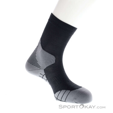 CEP Hiking Light Merino Compression Mid Cut Herren Wandersocken-Schwarz-4