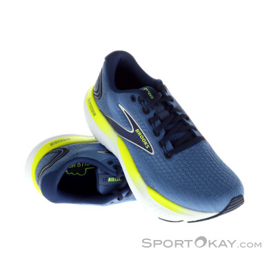 Brooks Glycerin 21 Herren Laufschuhe-Hell-Blau-10,5
