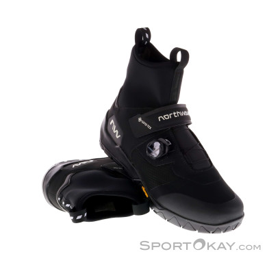 Northwave Multicross+ GTX Herren Winter Fahrradschuhe Gore-Tex-Schwarz-42
