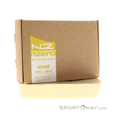 NZero Warm Yellow 500g Heisswachs-Gelb-500