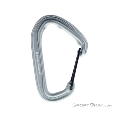 Black Diamond HotWire Schnappkarabiner-Grau-One Size