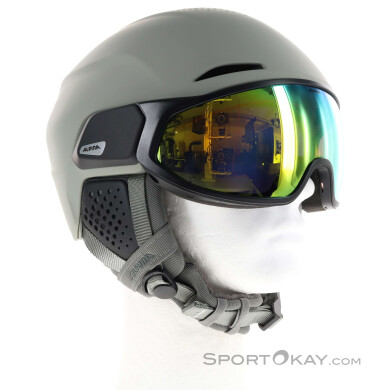 Alpina Alto Q-Lite Skihelm-Dunkel-Grau-51-55