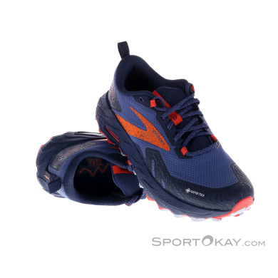 Brooks Cascadia 17 GTX Damen Traillaufschuhe Gore-Tex-Dunkel-Blau-7,5