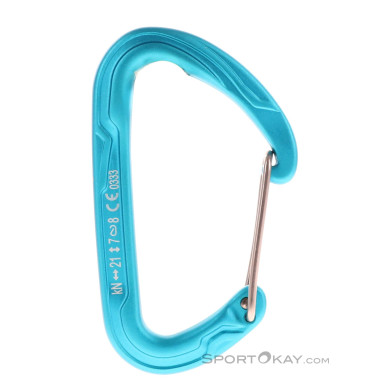Edelrid Pure Wire III Karabiner-Türkis-One Size