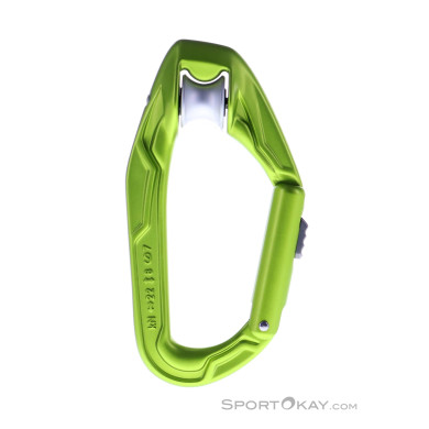 Edelrid Axiom Slider Schnappkarabiner-Grün-One Size