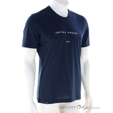 Salewa Pure Snow Captain DryTon Herren T-Shirt-Dunkel-Blau-M