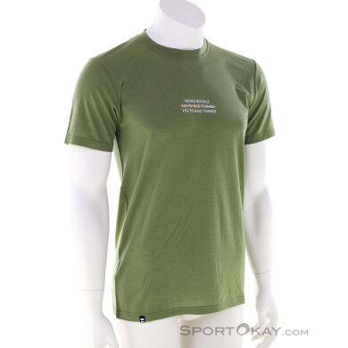 Mons Royale Icon Merino Classic Herren T-Shirt-Grün-M
