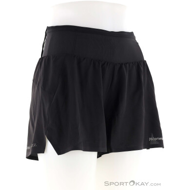 NNormal Race Shorts Damen Laufshort-Schwarz-L