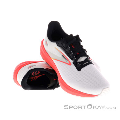 Brooks Launch 10 Herren Laufschuhe-Weiss-10,5