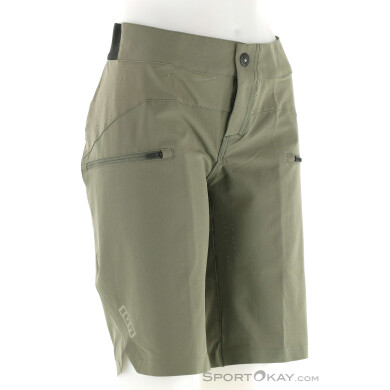 ION Traze AMP AFT Damen Bikeshort-Oliv-Dunkelgrün-S