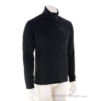 Jack Wolfskin Baiselberg FZ Herren Fleecejacke-Schwarz-M