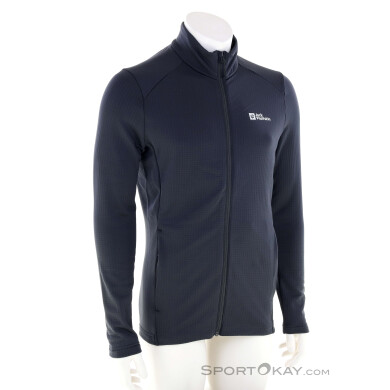 Jack Wolfskin Kolbenberg FZ Herren Sweater-Schwarz-M