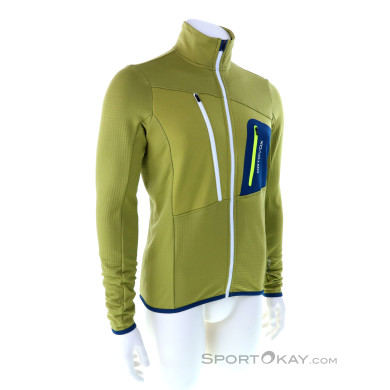 Ortovox Fleece Grid Jacket Herren Fleecejacke-Grün-S