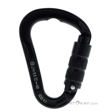 Edelrid Strike Triple HMS-Karabiner-Schwarz-One Size