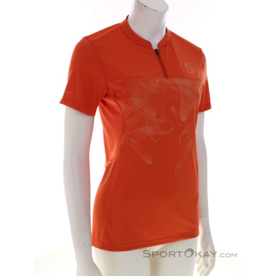 Scott Trail Flow Zip Damen Bikeshirt-Orange-M