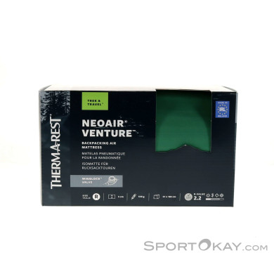 Therm-a-Rest NeoAir Venture Regular 183x51cm Isomatte-Oliv-Dunkelgrün-Regular