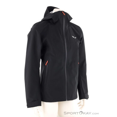 Salewa Puez 3L Herren Outdoorjacke Gore-Tex-Schwarz-M