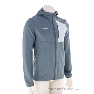 Mammut Madris Light ML Hooded Herren Sweater-Grau-M