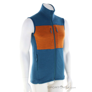 Devold Egga Grid Merino Vest Herren Tourenweste-Blau-XL