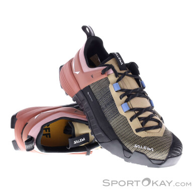 Salewa Wildfire NXT GTX Damen Zustiegsschuhe Gore-Tex-Beige-6,5