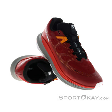 Salomon Ultra Glide 2 GTX Herren Laufschuhe Gore-Tex-Rot-9,5