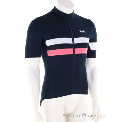 Rapha Brevet S/S Herren Bikeshirt-Dunkel-Blau-M