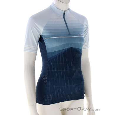 Vaude Posta HZ Tricot Damen Bikeshirt-Dunkel-Blau-42