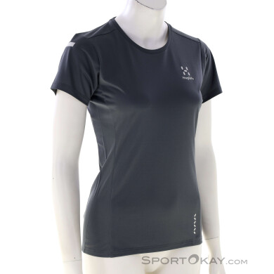 Haglöfs L.I.M Tech Tee Damen T-Shirt-Dunkel-Grau-XS