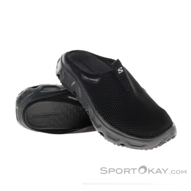 Salomon Reelax Slide 6.0 Herren Sandalen-Schwarz-10