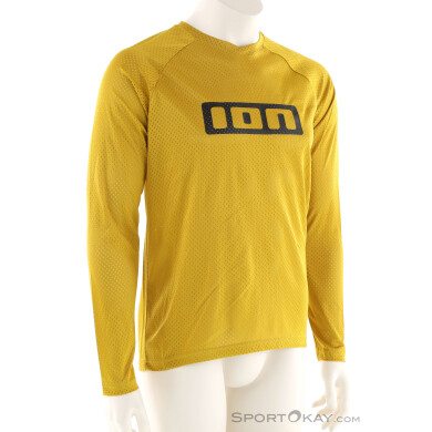 ION Logo L/S Bikeshirt-Gelb-M