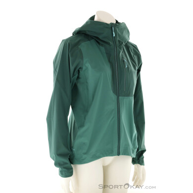 Rab Cinder Kinetic Damen Regenjacke-Grün-L