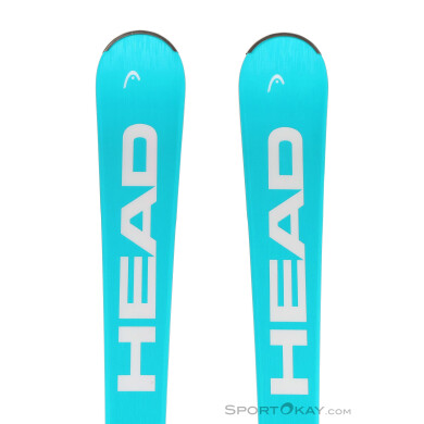Head Worldcup Rebels E-SL Pro + Freeflex ST 16 Race Skiset 2024-Türkis-160