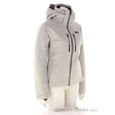 Helly Hansen Alphelia Lifaloft Damen Skijacke-Hell-Grau-M