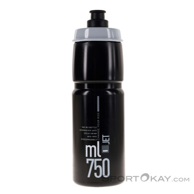 Elite Jet 750ml Trinkflasche-Schwarz-One Size